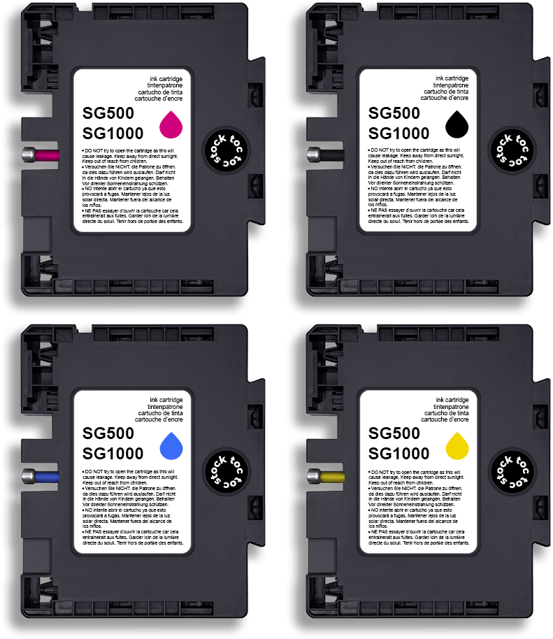 SG500 encres sublimation compatible toctocstock