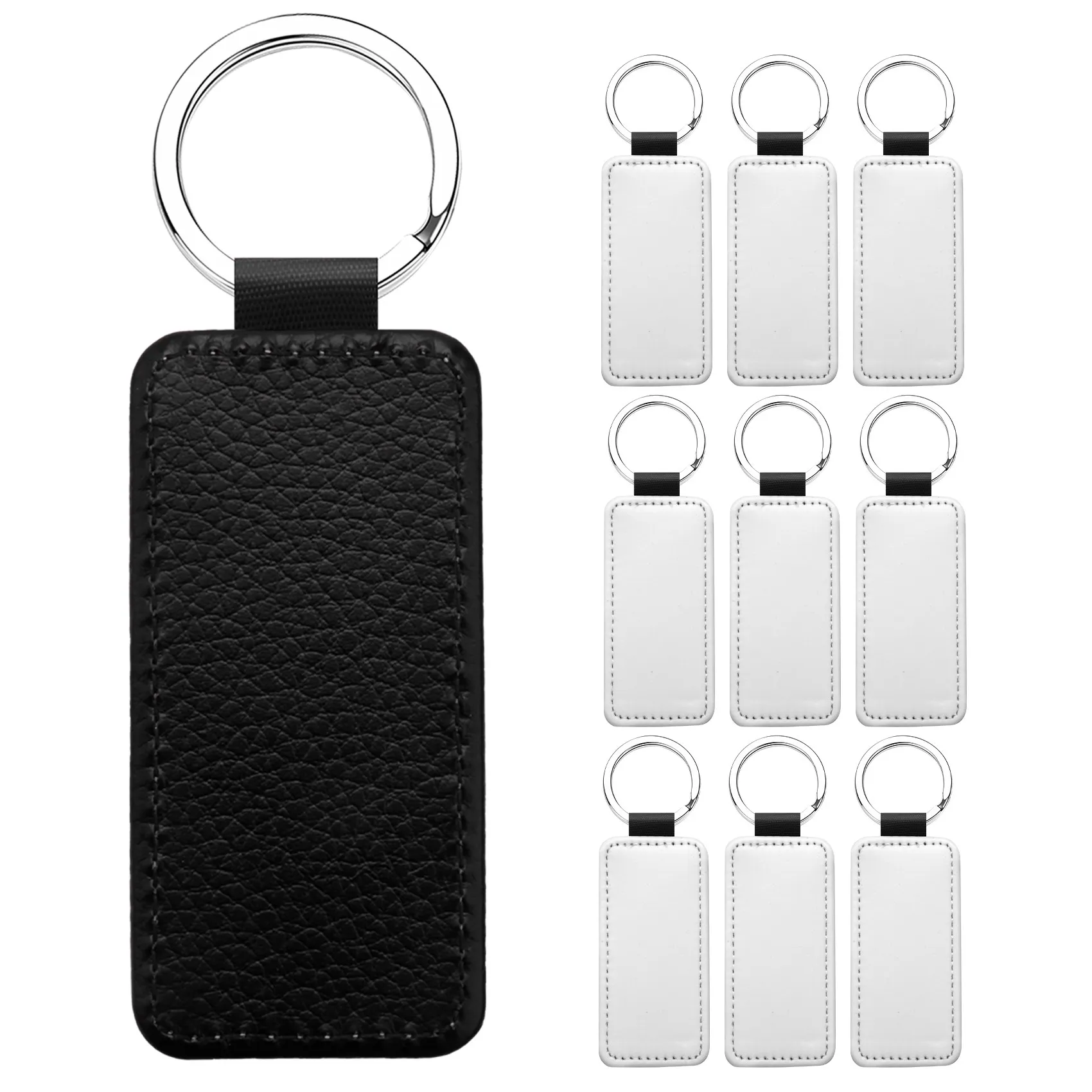 1 Porte clés en cuir pour la sublimation