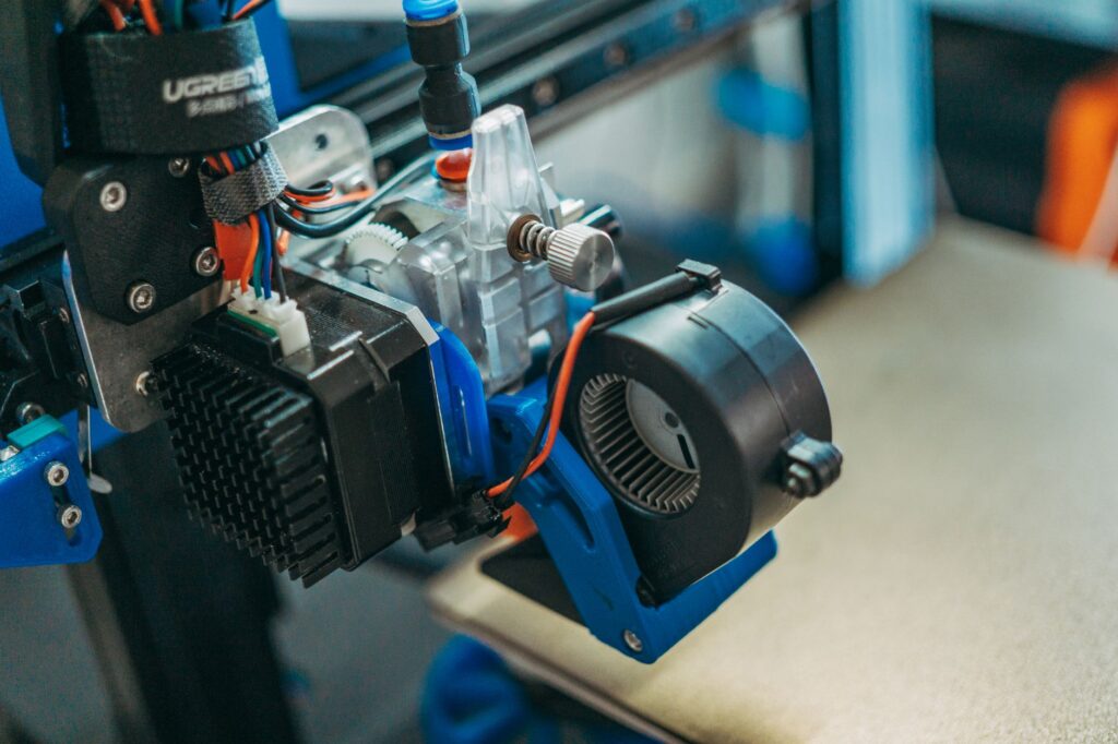 Imprimante grand format en production sur textile